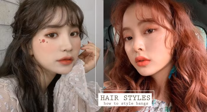 Kiểu tóc mái uốn cong nhẹ nhàng, yêu kiều chính là một trong những kiểu tóc mái hot nhất thu-đông 2019.