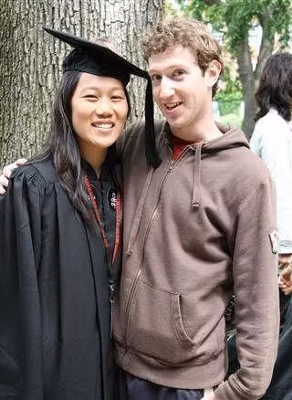Priscilla và Zuckerberg từng bạn bè trong suốt gần hai năm (ảnh: printerest).