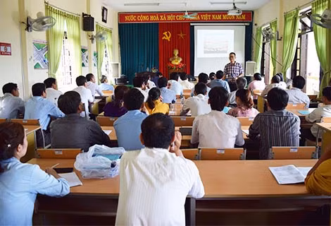 Lớp tập huấn.