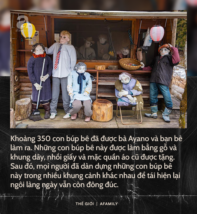 Ngôi làng vắng bóng trẻ thơ tại Nhật Bản: 18 năm không có một đứa trẻ nào ra đời, số búp bê nhiều gấp 10 lần số dân làng - Ảnh 4. Ngôi làng vắng bóng trẻ thơ tại Nhật Bản: 18 năm không có một đứa trẻ nào ra đời, số búp bê nhiều gấp 10 lần số dân làng - Ảnh 4.