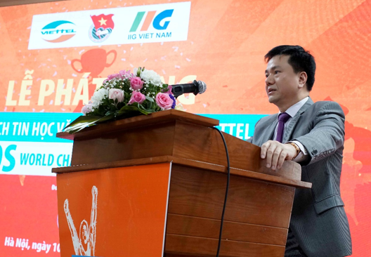 Ông Đoàn Hồng Nam, Chủ tịch Tổ chức giáo dục IIG Việt Nam chia sẻtham vọng đội tuyển Việt Nam sẽ có sự bứt phá, giành Huy chương vàng thế giới lần thứ 2, đổi màu huy chương cho đội tuyển Việt Nam trong mùa giải thứ 11 của cuộc thi MOSWC. Ông Đoàn Hồng Nam, Chủ tịch Tổ chức giáo dục IIG Việt Nam chia sẻtham vọng đội tuyển Việt Nam sẽ có sự bứt phá, giành Huy chương vàng thế giới lần thứ 2, đổi màu huy chương cho đội tuyển Việt Nam trong mùa giải thứ 11 của cuộc thi MOSWC.