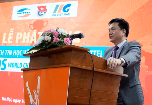 Ông Đoàn Hồng Nam, Chủ tịch Tổ chức giáo dục IIG Việt Nam chia sẻtham vọng đội tuyển Việt Nam sẽ có sự bứt phá, giành Huy chương vàng thế giới lần thứ 2, đổi màu huy chương cho đội tuyển Việt Nam trong mùa giải thứ 11 của cuộc thi MOSWC.