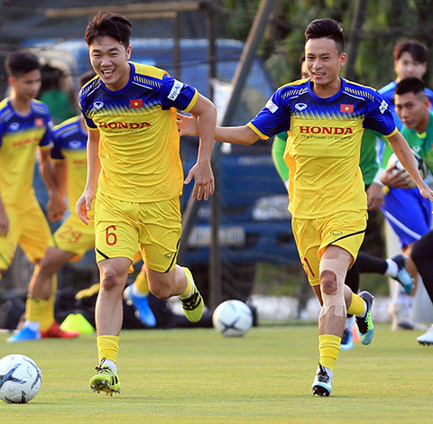 Mục tiêu của Xuân Trường là giành được suất đá chính ở ĐT Việt Nam.