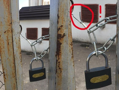 Ổ khóa chỉ mang tính chất minh họa.