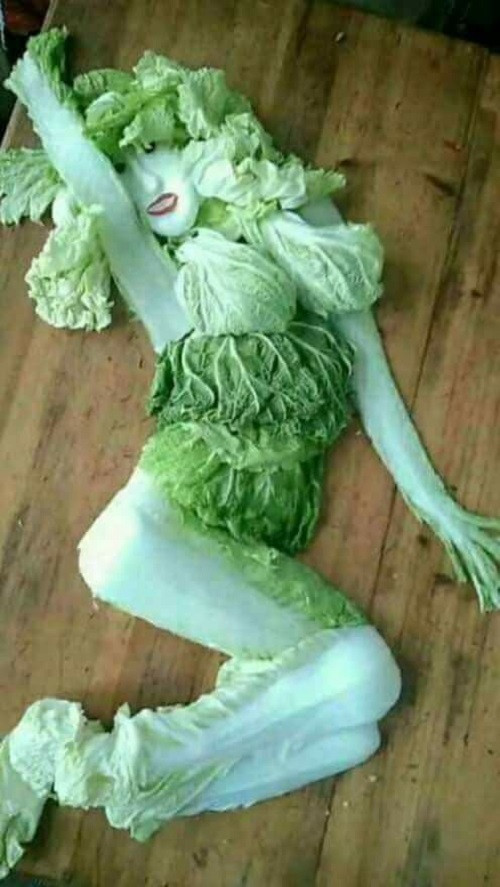 Cải bắp gợi cảm.