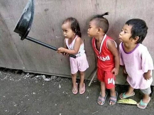 Phong cách chụp ảnh tự sướng đỉnh cao.