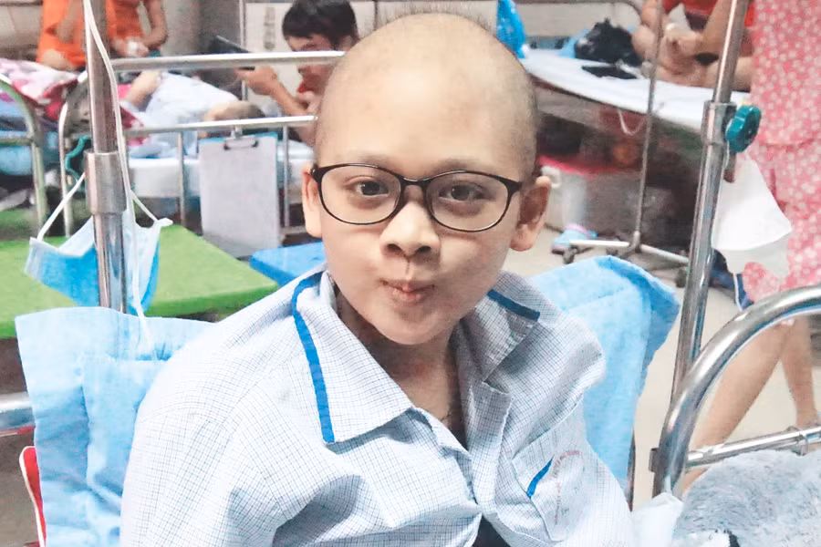 Bé Nguyễn Khánh Linh luôn mơ ước trở thành một họa sĩ