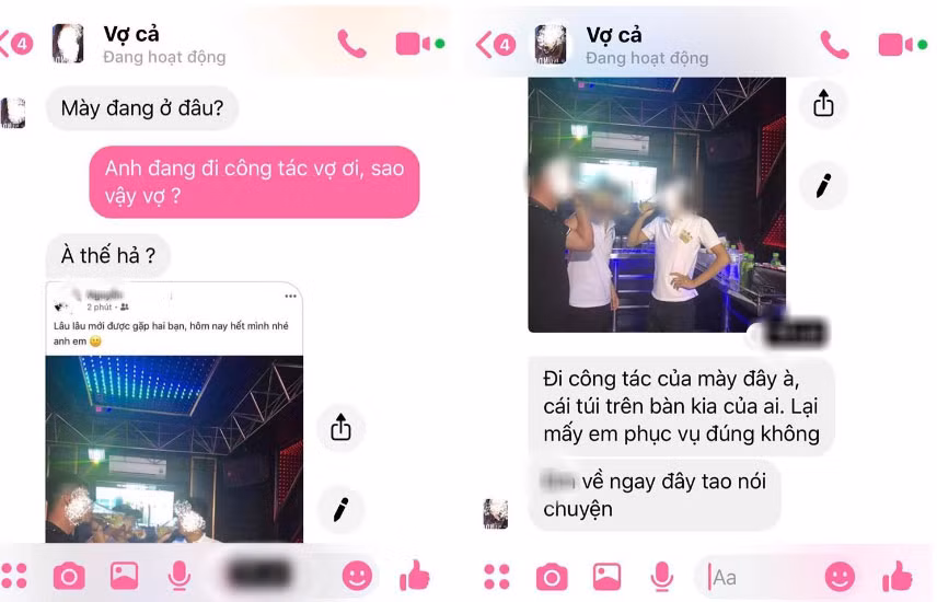 Đi công tác tiện ghé hát karaoke, nào ngờ anh chồng bị vợ phát hiện cặp kê với mấy em đào” vì chi tiết khó lường trên bức ảnh-2