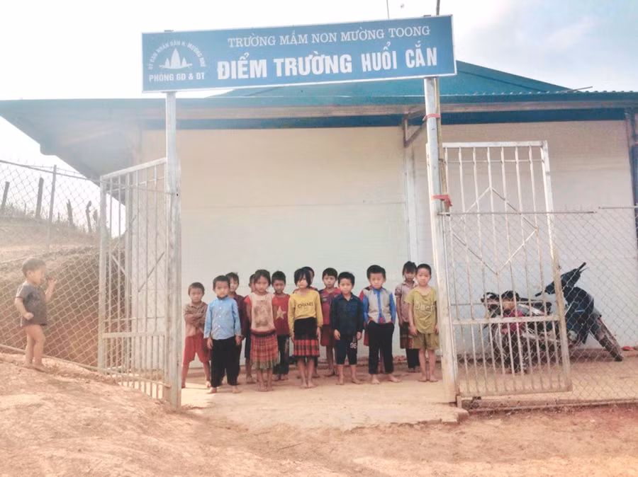 HS điểm trường Huổi Cắn