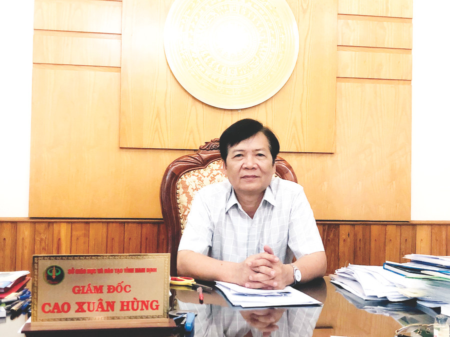Ông Cao Xuân Hùng – Giám đốc Sở GD&ĐT Nam Định Ông Cao Xuân Hùng – Giám đốc Sở GD&ĐT Nam Định
