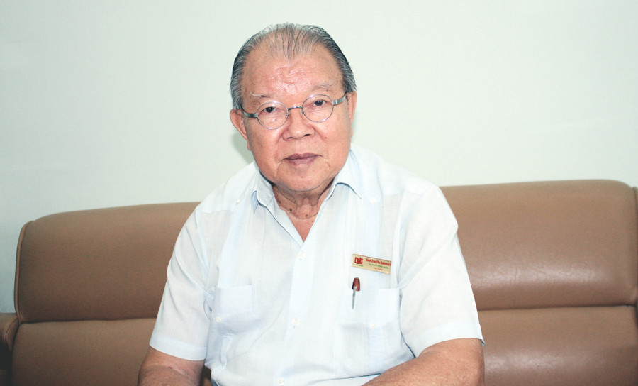 Giáo sư Võ Tòng Xuân. Ảnh: Quốc Ngữ.