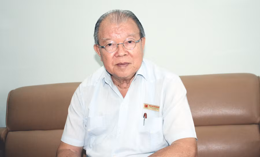 Giáo sư Võ Tòng Xuân. Ảnh: Quốc Ngữ.