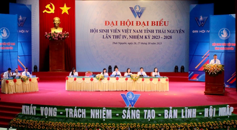 Đại hội Đại biểu Hội Sinh viên tỉnh Thái Nguyên lần thứ IV nhiệm kỳ 2023 – 2028.