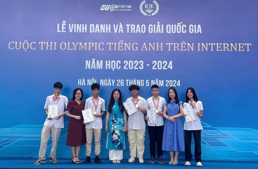 17 học sinh Cao Bằng đạt giải tại kỳ thi IOE cấp Quốc gia năm học 2023-2024.