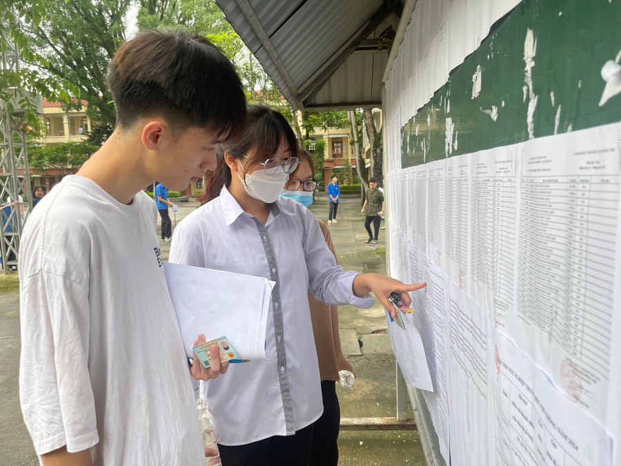 Kiểm tra thông tin trước giờ thi. Kiểm tra thông tin trước giờ thi.