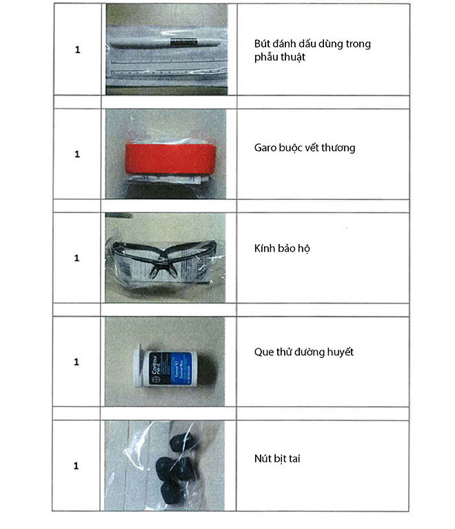 Có gì bên trong túi y tế khẩn cấp của bác sĩ tại World Cup 2018 hình ảnh 9 co gi ben trong túi y té khản cáp cua bac si tại world cup 2018 hinh anh 9