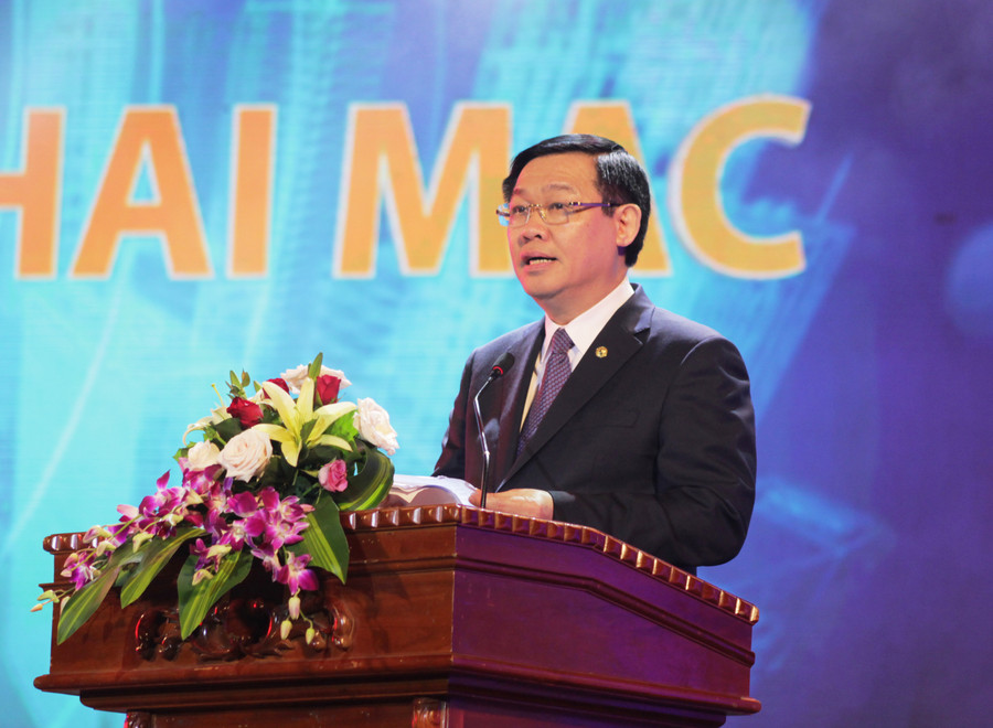 Phó Thủ tướng Vương Đình Huệ phát biểu tại Lễ khai mạc Liên hoan Phát thanh toàn quốc lần thứ 13