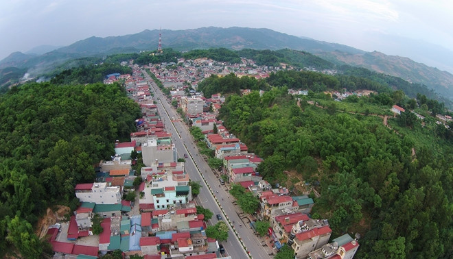 Một góc của Thành phố Điện Biên Phủ Một góc của Thành phố Điện Biên Phủ