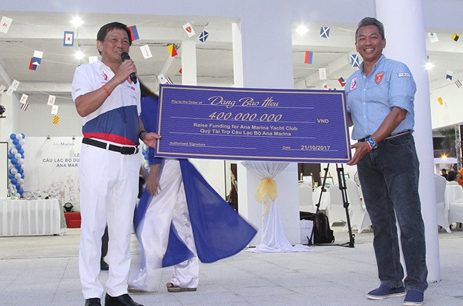 Nhà tài trợ ủng hộ kinh phí cho hoạt động CLB du thuyền