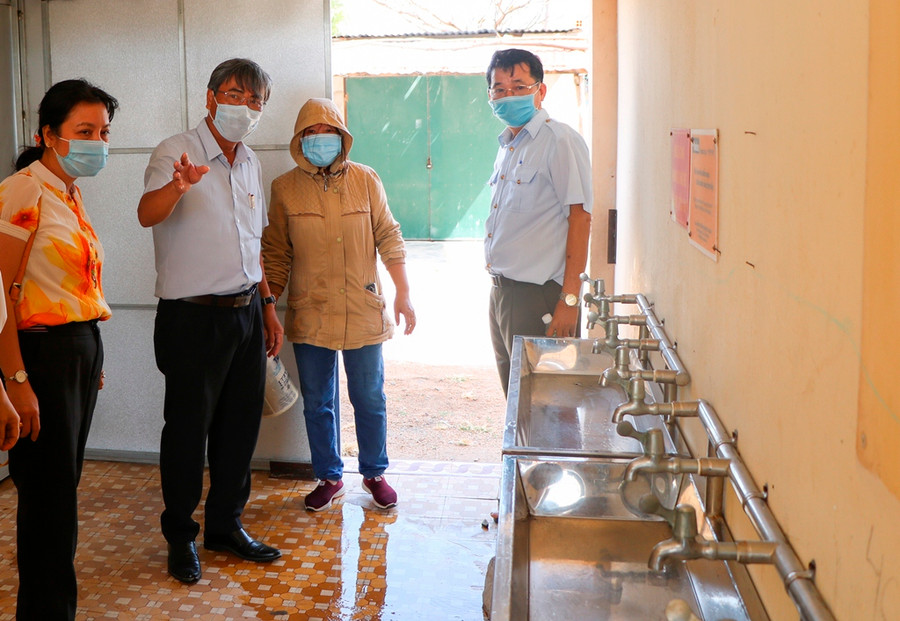 Ninh Thuận: Bắt đầu kiểm tra các trường học giáp ranh tỉnh Khánh Hòa
