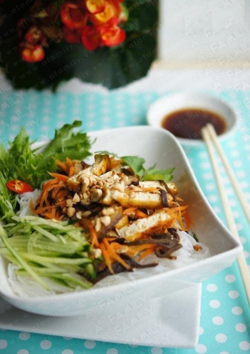 Cách làm bún xào chay cho ngày Rằm tháng Giêng cach lam bun xao chay cho ngay ram thang gieng 1