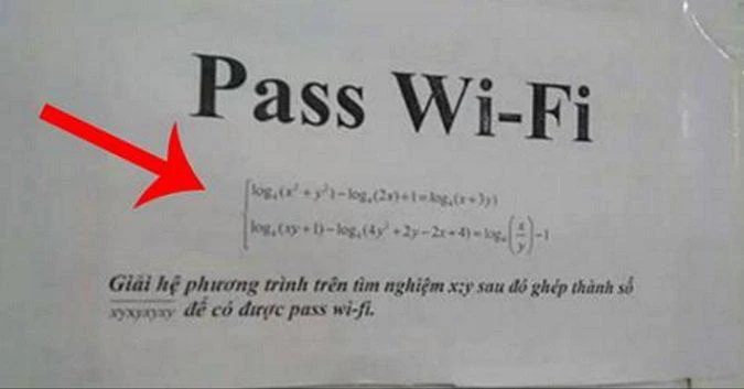 Muôn kiểu mật khẩu wifi khiến người xin "phát điên"