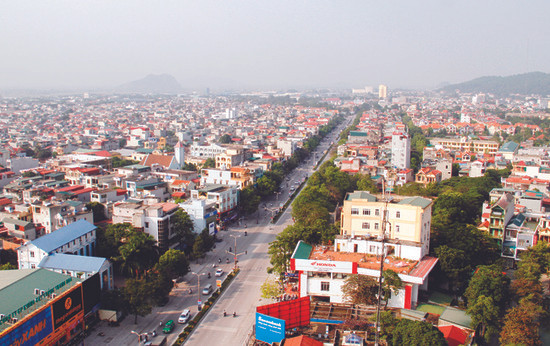 Một góc TP Thanh Hoá. (Ảnh: NT)