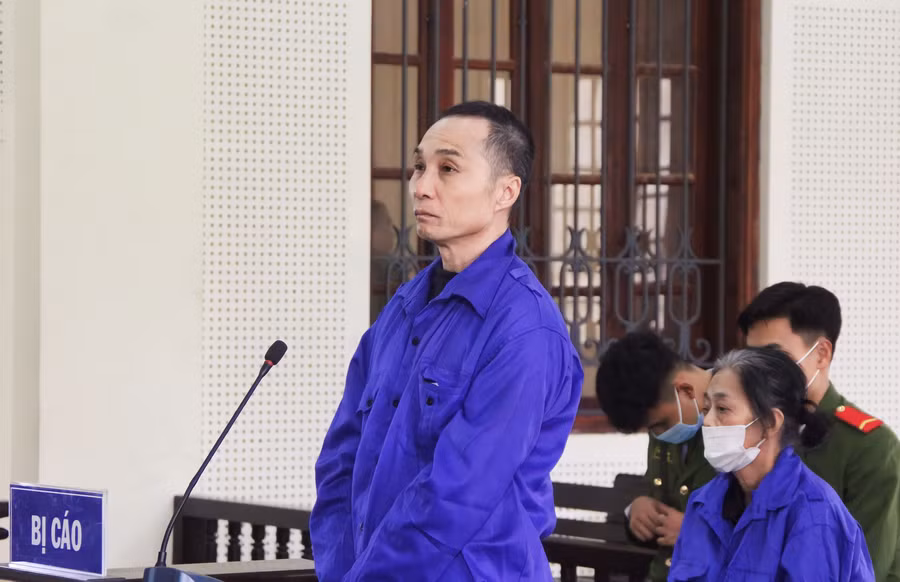 Bị cáo Lương Văn Tới tại phiên tòa. Ảnh: Phạm Tâm. 