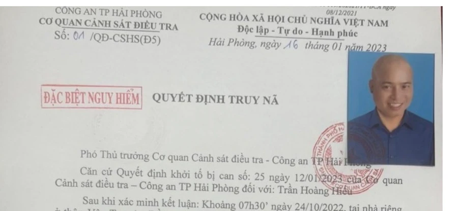 Truy nã đối tượng dùng súng bắn chết bạn gái tại Hải Phòng