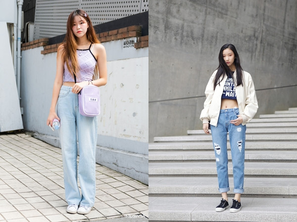 5 công thức mặc đẹp giúp nàng nấm lùn xinh tươi, chân dài miên man ảnh 1 Áo croptop và quần cạp cao chính là set đồ