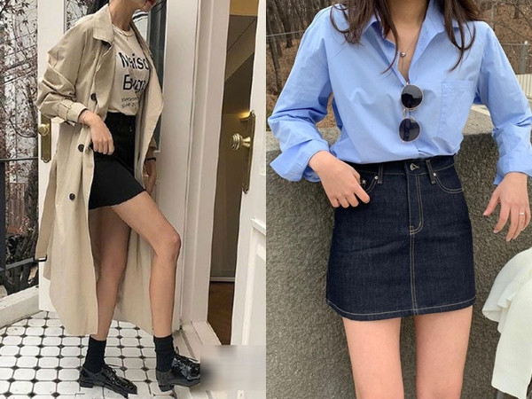 5 công thức mặc đẹp giúp nàng nấm lùn xinh tươi, chân dài miên man ảnh 2 Nếu muốn diện chân váy tôn dáng nhất thì bạn đừng nên bỏ áo ngoài váy mà thay vào đó, hãy sơ vin và kéo lưng váy cho cao lên một chút - Ảnh minh họa: Internet