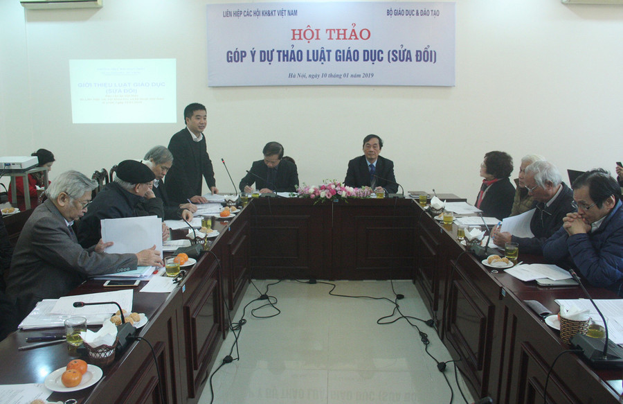 Hội thảo góp ý dự thảo Luật GD (sửa đổi) Hội thảo góp ý dự thảo Luật GD (sửa đổi)