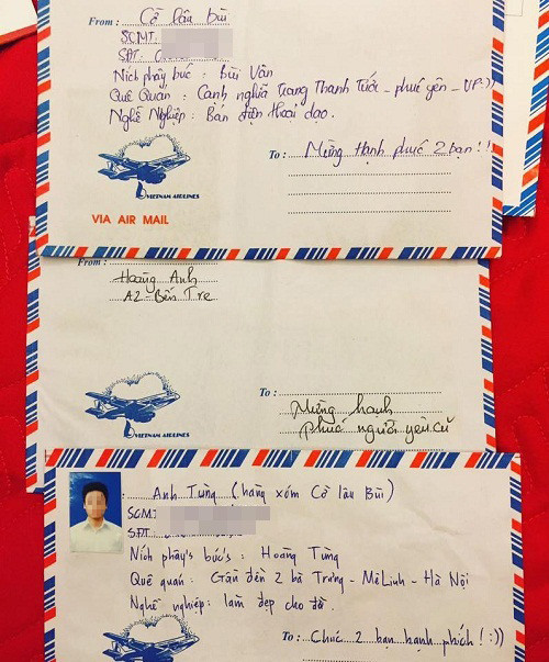 Phong bì đầy đủ chi tiết thế này thật khó nhầm lẫn. dan-anh-the-len-phong-bi-mung-cuoi-de-tranh-nham-lan-6