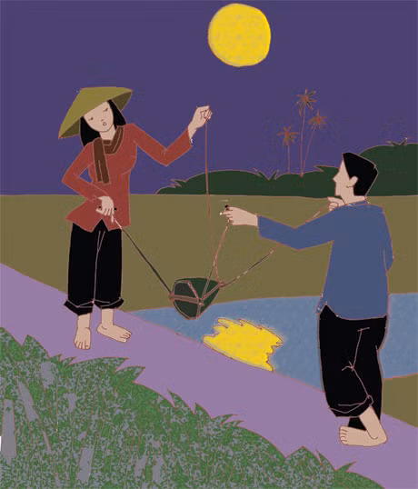 Một thời tát nước đêm trăng