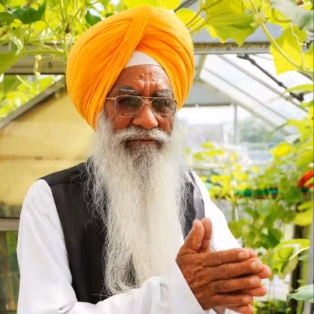 Nhờ cầu nguyện bên cây cối, ông Sanghera cảm thấy hạnh phúc hơn