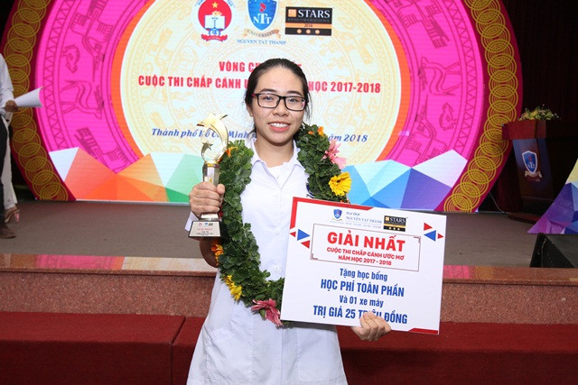 Nguyễn Ngọc Ánh xuất sắc giành giải Nhất cuộc thi Chắp cánh ước mơ năm học 2017-2018