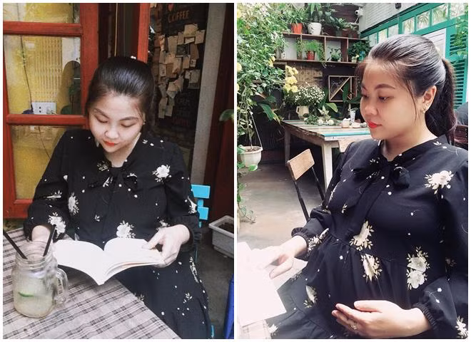 9x ha thanh mang bau bo me chong "cung nhu trung", biet sinh con gai chi noi dung mot cau - 4