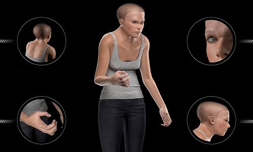 Mô hình Mindy phản ánh những biến đổi có thể xảy ra với cơ thể người khi dùng nhiều smartphone. Ảnh: Mirror.