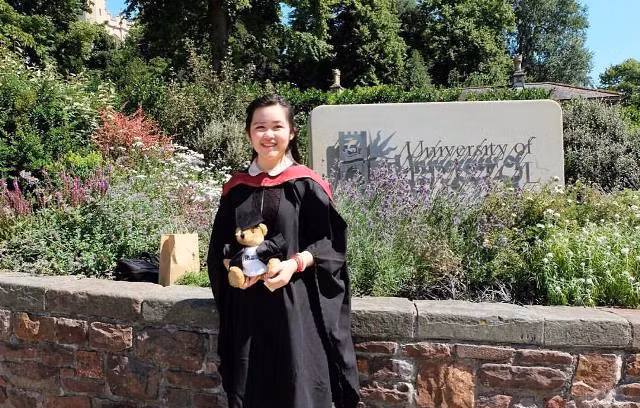 Nông Quỳnh Ngân - Chủ tịch Hội sinh viên Việt Nam tại Anh.