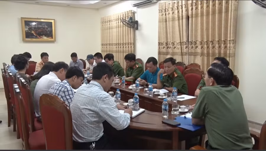 Công an Nam Định họp khẩn truy bắt các đối tượng liên quan đến vụ án.