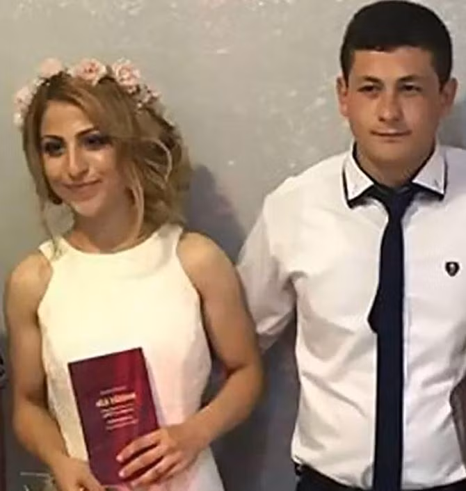 Metehan và bạn gái Gullu.