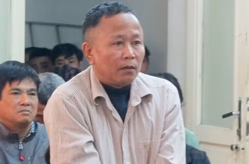Bị cáo Thanh tại tòa.