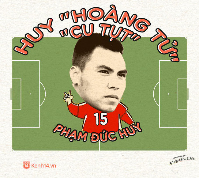 Bất ngờ nguồn gốc nickname Hải "con", Mạnh "gắt"... của cầu thủ đội tuyển Việt Nam ảnh 2 Suốt ngày gọi Huy hoàng tử với Mạnh gắt, nhưng chắc gì bạn đã biết nguồn gốc nickname của các cầu thủ!-2