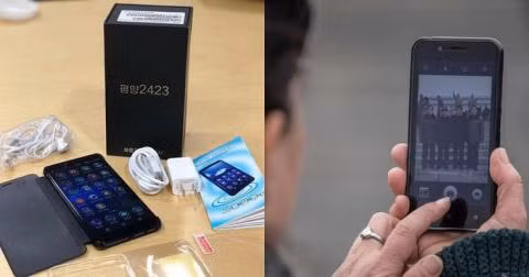 Trieu Tien khoe dien thoai thong minh hien dai nhu My