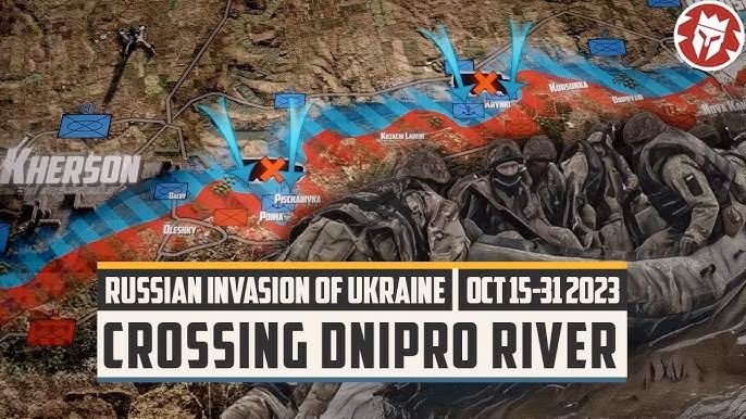 Bẫy hỏa lực chuẩn bị sập xuống đối phương ven bờ sông Dnipro