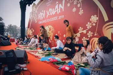 Mai đào khoe sắc rực rỡ khắp các khu đô thị Vinhomes