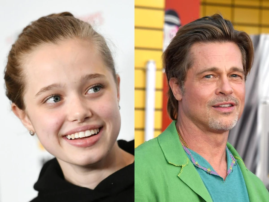 Brad Pitt tự hào vì con gái Shiloh.