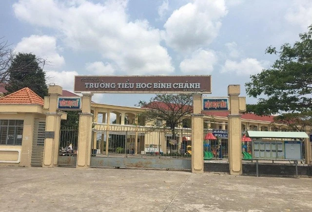 Trường Tiểu học Bình Chánh - ngôi trường xảy ra vụ việc phụ huynh bắt cô giáo quỳ