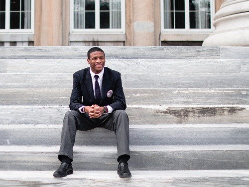 Nam sinh muốn nghiên cứu về khoa học máy tính. Ảnh:Girard College