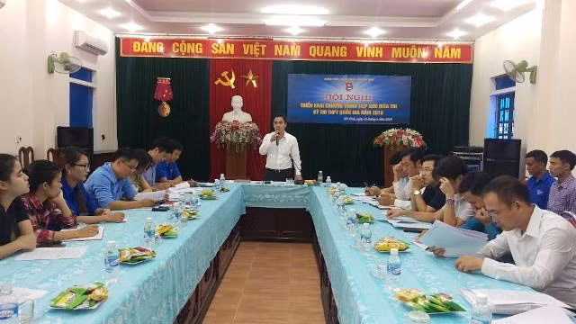 Hình 1: Đồng chí Lê Thành Đông - Phó Bí thư Tỉnh đoàn phát biểu chỉ đạo Hội nghị
